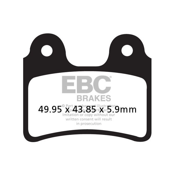 Brake pads EBC Brake Pads Carbon Tt Dirt FA303TT