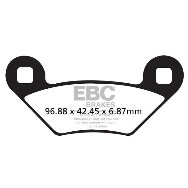 Brake pads EBC Brake Pads Carbon Tt Dirt FA475TT