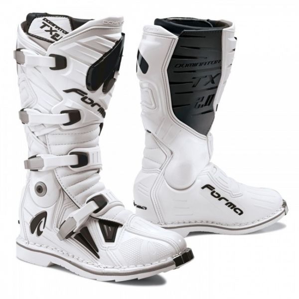 Cizme MX-Enduro Forma Boots Cizme Moto MX Dominator TX 2.0 White/Black