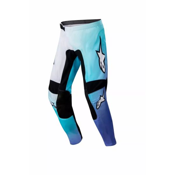 Pantaloni MX-Enduro Alpinestars Pantaloni Moto Enduro/MX Dama Stella Fluid White/Turquoise 24