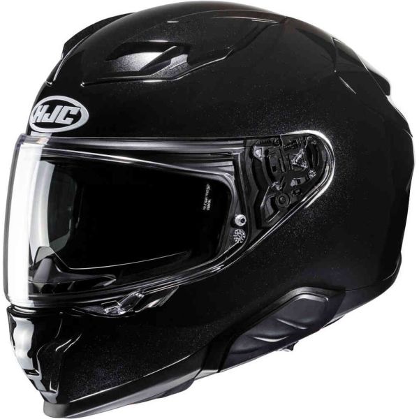 Full face helmets HJC Full-Face Moto Helmet F71 Solid Black Glossy 24