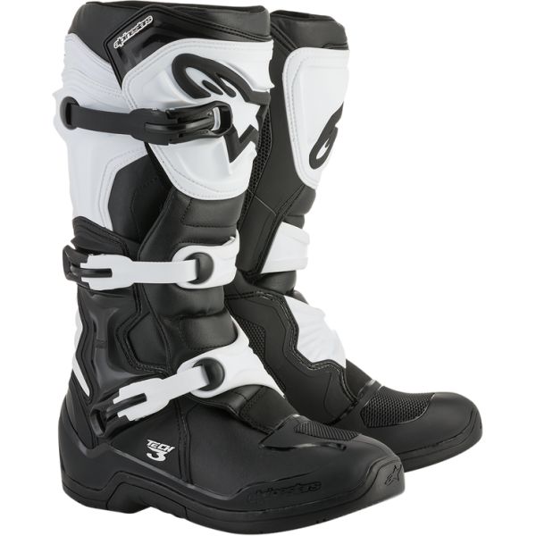 Cizme MX-Enduro Alpinestars Cizme MX Tech 3 Offroad Negru/Alb