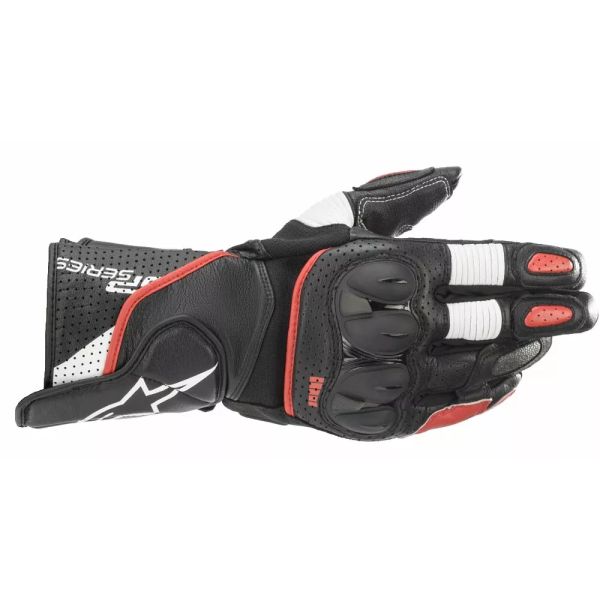 Manusi Moto Sport si Piele Alpinestars Manusi Moto Piele SP-2 v3 Black/White/Red