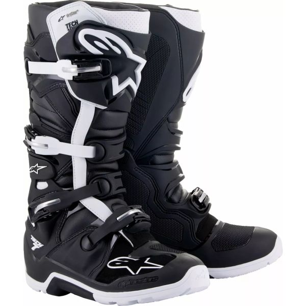 Cizme MX-Enduro Alpinestars Cizme Moto Enduro Tech 7 Enduro DryStar Black/White