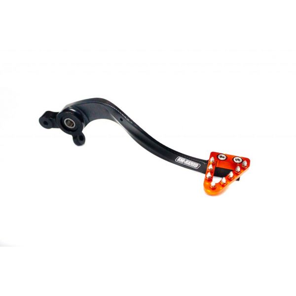 MX/Enduro Brake Pedals Fm-Parts Brake Pedal With Extended Tip KTM/Husqvarna 2017-2023 Adjustable Orange/Black
