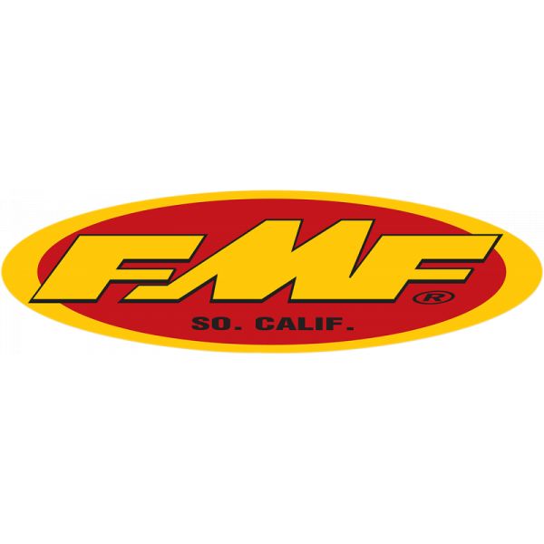 Graphics FMF Racing Oval Trailer Sticker 58,4 Cm (23?) Yellow/red