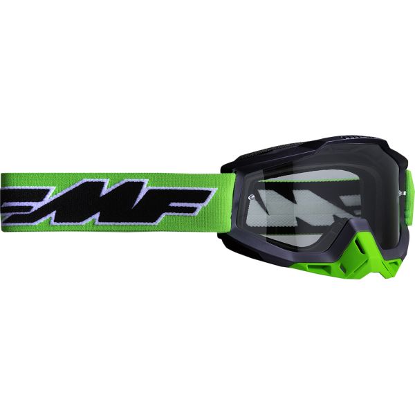 Goggles MX-Enduro FMF Vision Enduro Goggles PowerBomb Rocket Lime Clear F-50036-00007