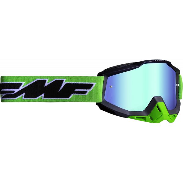 Goggles MX-Enduro FMF Vision Enduro Goggles PowerBomb Rocket Lime Mirror Green F-50037-00007
