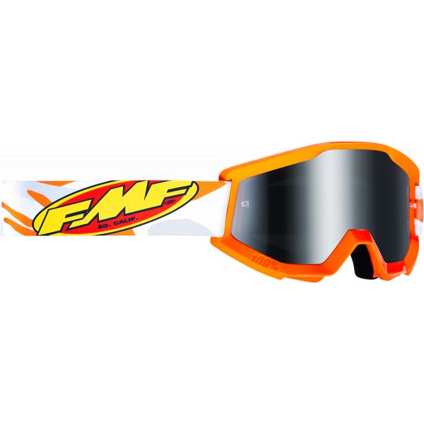  FMF Vision Assault Goggles Gray Silver Mirror F-50400-252-09