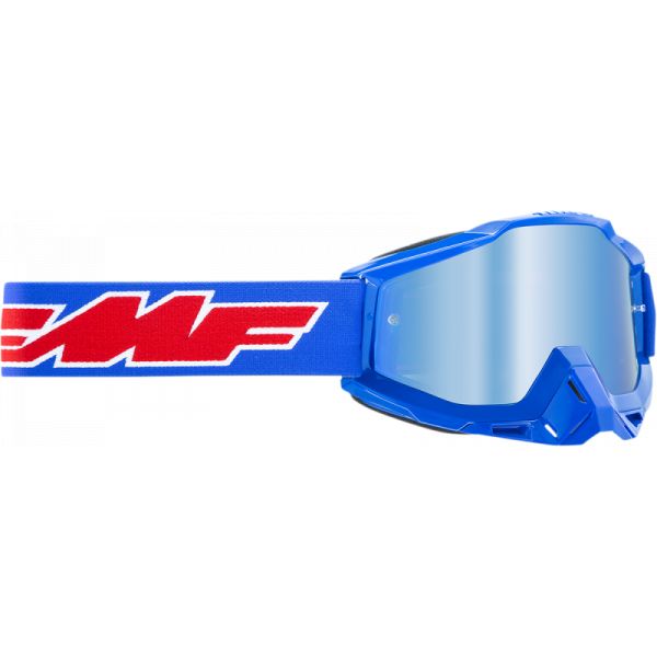 Kids Goggles MX-Enduro FMF Vision Goggles Copii Rocket BlueBlue Mirror F-50300-250-02