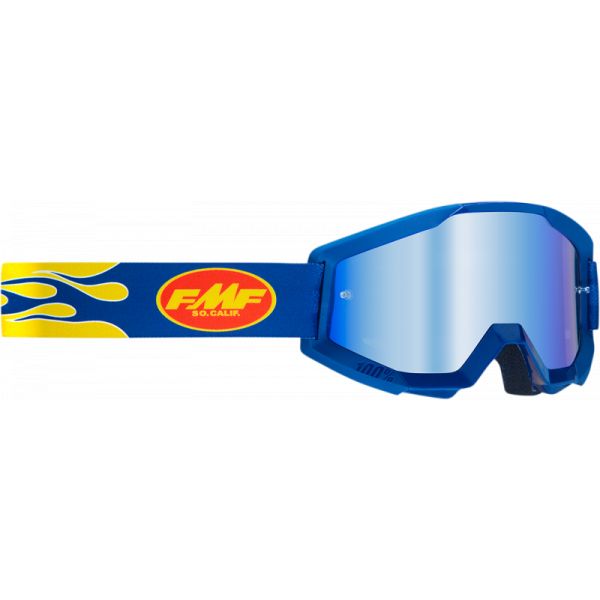 Goggles MX-Enduro FMF Vision Goggles Flame Nv Mir Bl F-50400-250-02