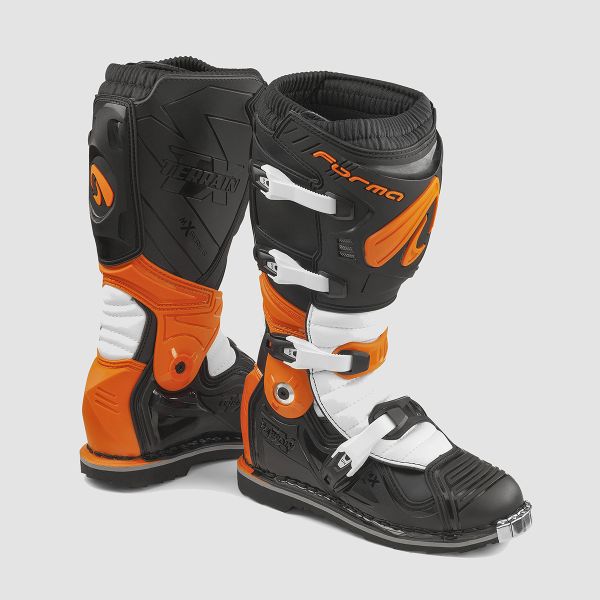 Cizme MX-Enduro Forma Boots Cizme Enduro Terrain Evolution TX Black/Orange/White