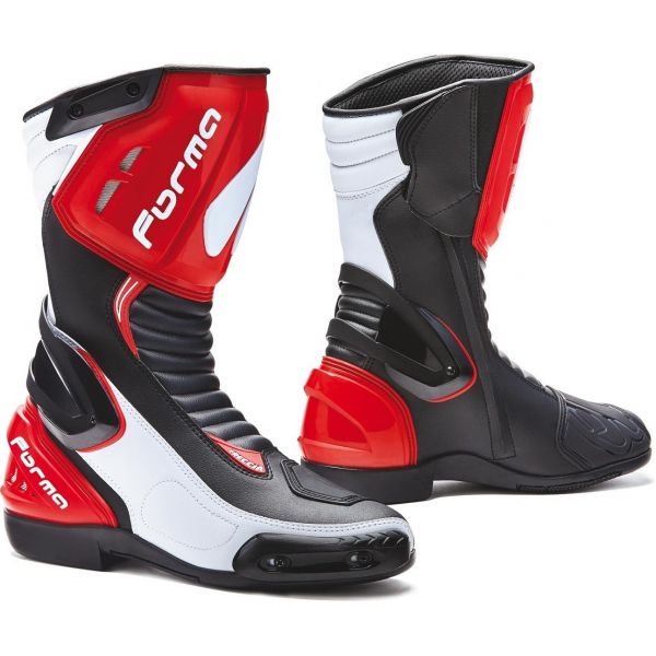  Forma Boots Racing Moto Freccia Black/White/Red Boots