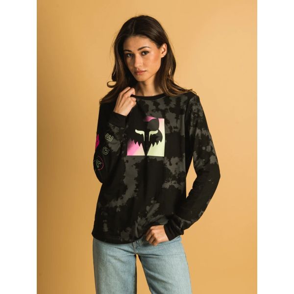Geci/Hanorace Casual Fox Racing Bluza Dama Detonate LS Tee Black 23