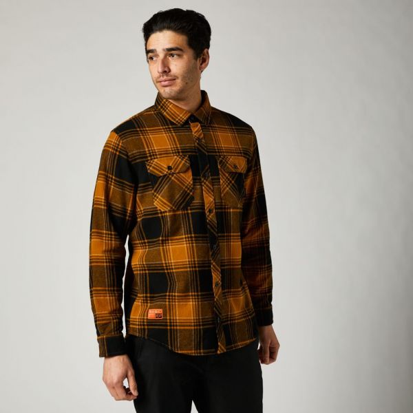 Casual T-shirts/Shirts Fox Racing TRAILDUST 2.0 FLANNEL [GLD]