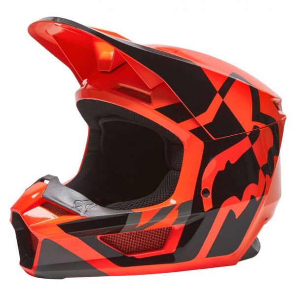  Fox Racing Casca Enduro V1 Lux Flo Orange