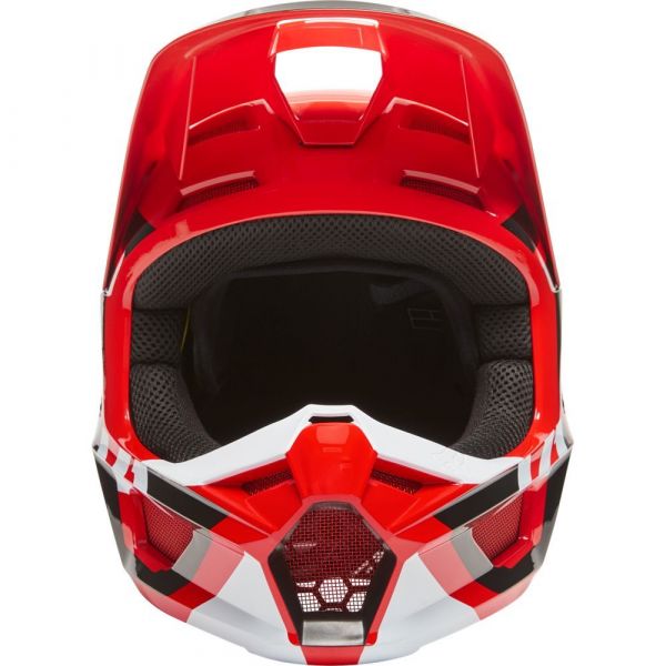 Helmets MX-Enduro Fox Racing V1 LUX HELMET, ECE [FLO RED]