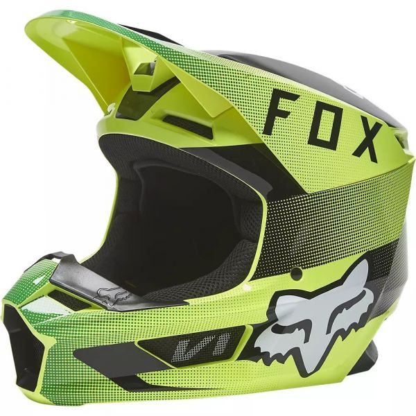 Helmets MX-Enduro Fox Racing V1 RIDL HELMET, ECE [FLO YLW]