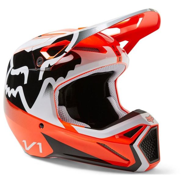  Fox Racing Casca Moto MX V1 Leed Dot/Ece Flo Orange 23