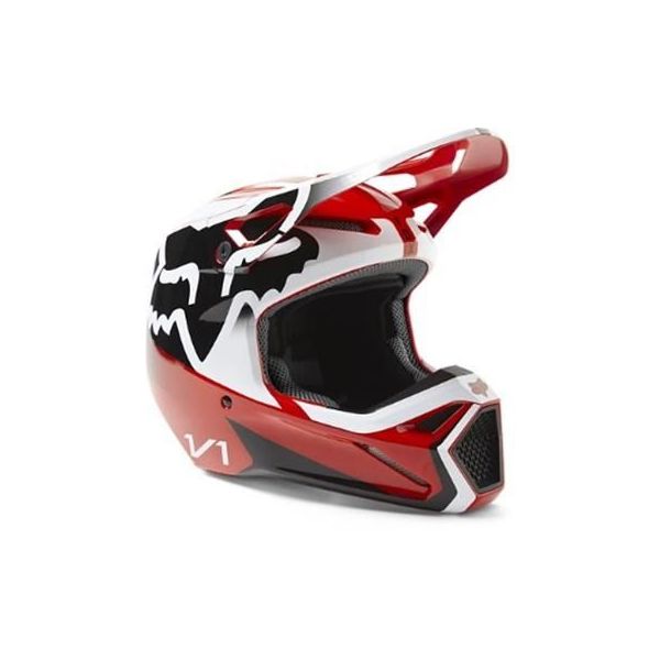 Helmets MX-Enduro Fox Racing Moto MX Helmet V1 Leed Dot/Ece Flo Red 23