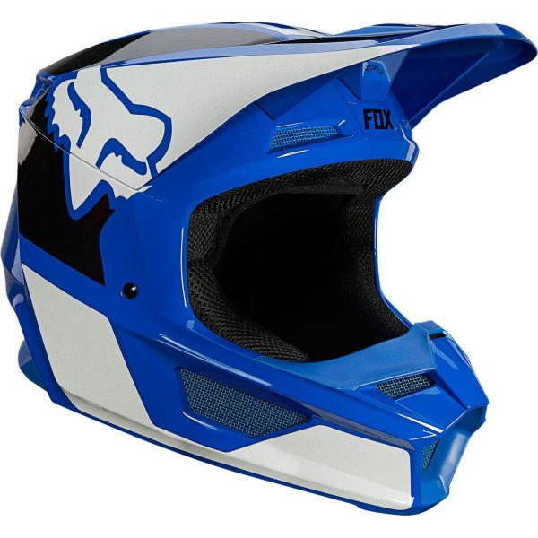  Fox Racing Casca Moto Enduro V1 Revn Multicolor/Albastru