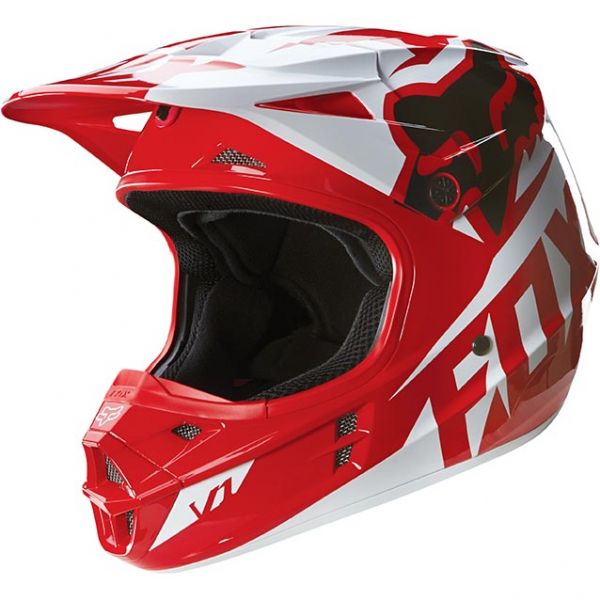 Helmets MX-Enduro Fox Racing V1 Race Red Helmet