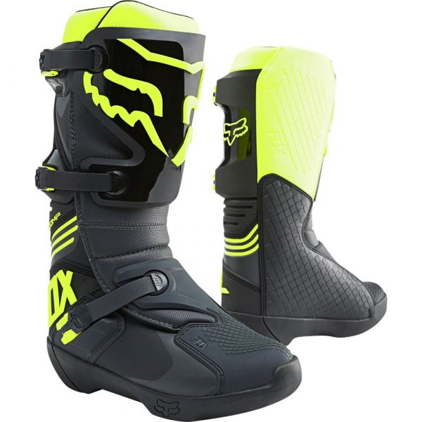  Fox Racing Cizme Moto MX Comp Black/Yellow