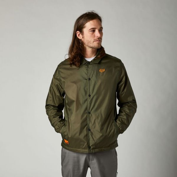 Casual jackets Fox Racing HERO DIRT COACHES JACKET [FAT GRN]