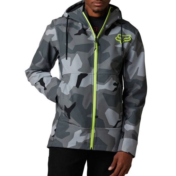 Casual jackets Fox Racing Jacket Pit Camo Black 23