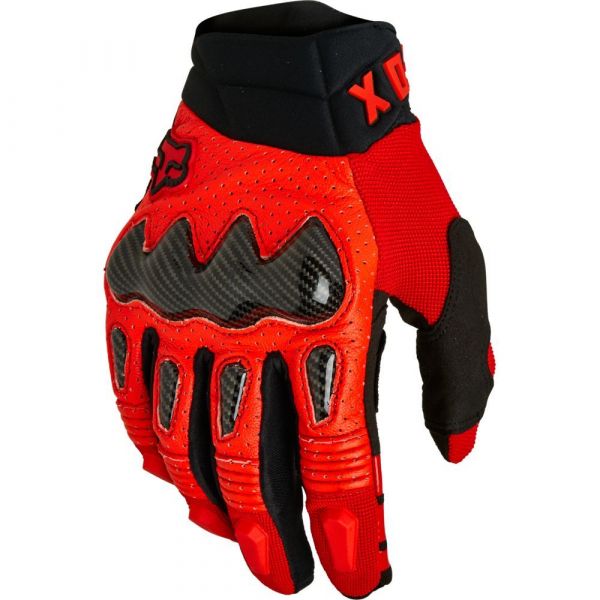 Gloves MX-Enduro Fox Racing BOMBER GLOVE CE [FLO RED]