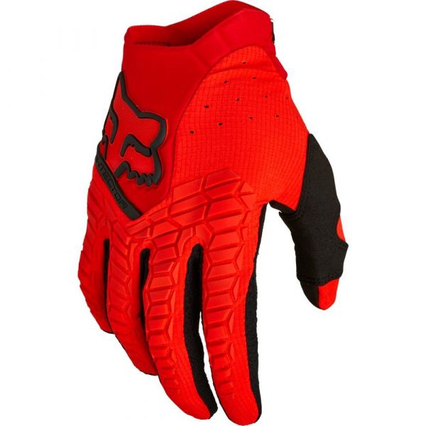Gloves MX-Enduro Fox Racing PAWTECTOR GLOVE [FLO RED]