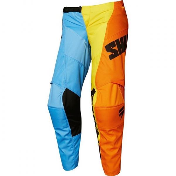  ShiftMX MX 180 Whit3 Tarmac Orange/Blue Youth Pants