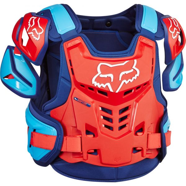 Chest Protectors Fox Racing Raptor Blue/Red Chest Protection