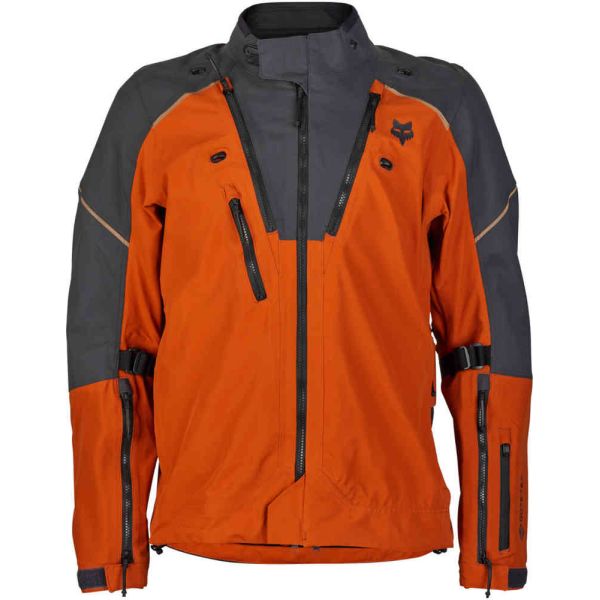 Textile jackets Fox Racing Textile Moto JacketDefend Gore Tex Adv Orange/Grey 2024