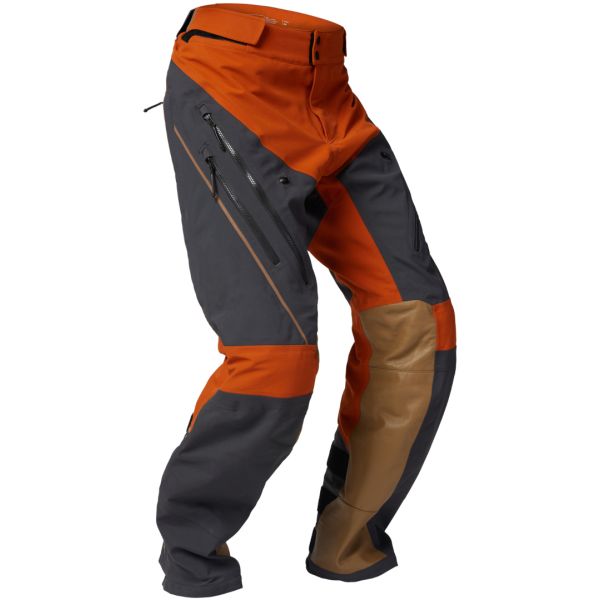 Textile pants Fox Racing Textile Moto Pants Defend Gore Tex Adv Orange/Grey 2024