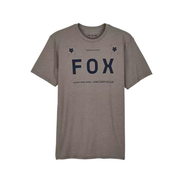 Tricouri/Camasi Casual Fox Racing Tricou Aviation Heather Graphite Grey