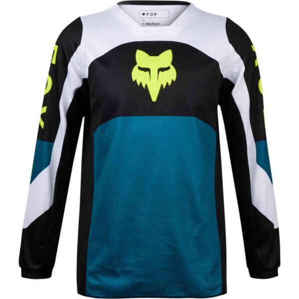  Fox Racing Kids Moto MX/Enduro Jersey 180 Nitro Maui Blue 23