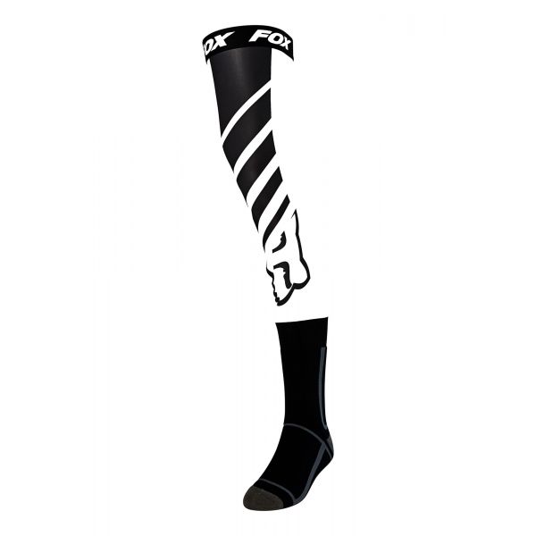 Socks MX-Enduro Fox Racing Knee Brace Mach One MX Socks Black/White