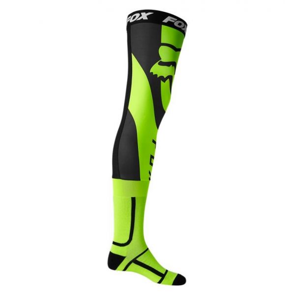 Socks MX-Enduro Fox Racing Knee Brace MX Socks Mirer Flo Yellow 