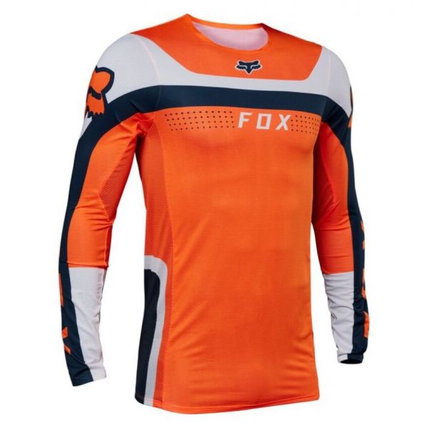  Fox Racing Enduro Moto Jersey Flexair Efekt Flo Orange