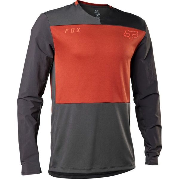  Fox Racing Tricou Moto MX Defend Grey/Red 23