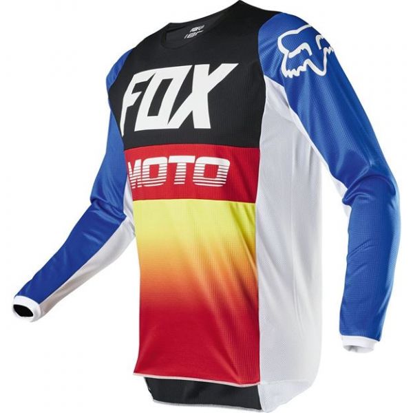  Fox Racing Tricou Enduro Copii 180 Fyce Rosu/Albastru