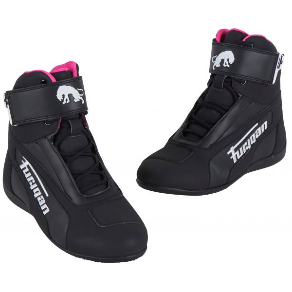 Women's boots Furygan Zephyr D3O WP Black/White/Pink Lady Boots