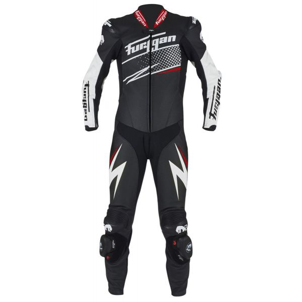  Furygan Combinezon Piele Full Ride Black/White/Red 2020