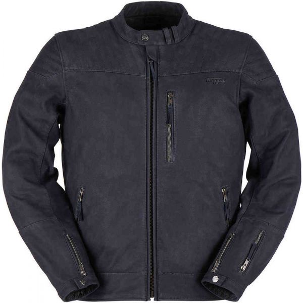 Leather Jackets Furygan Moto Jacket Leather Clint Evo Blue
