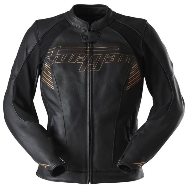 Furygan Geaca Moto Piele Dama Alba Black/Gold 6028-1005