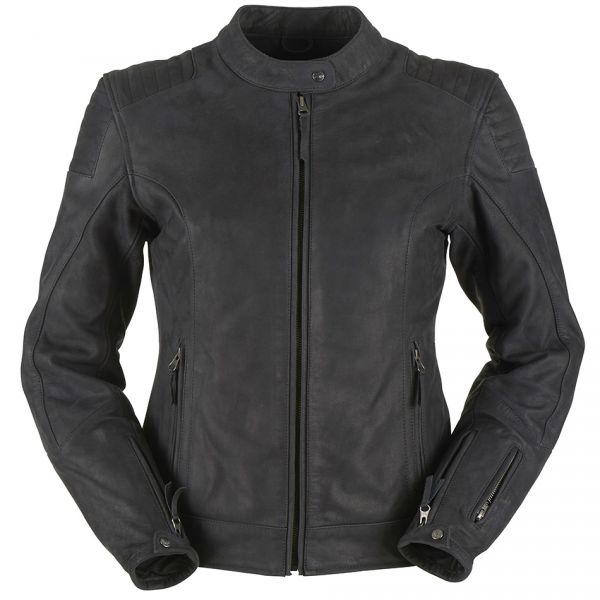 Leather Womens Jackets Furygan Lady Leather Moto Jacket Debbie Black