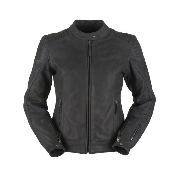  Furygan Leather Moto Jacket Debbie Lady Black 6199-1