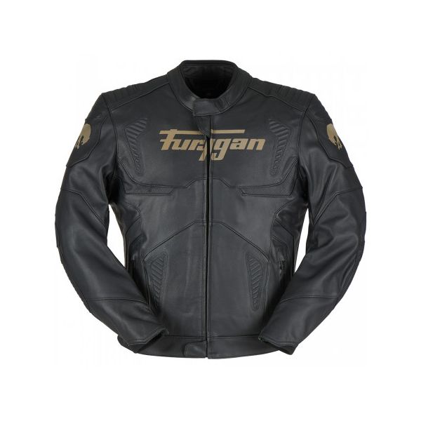 Leather Jackets Furygan Leather Moto Jacket Sherman Evo Black 6023-1