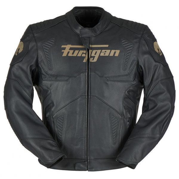 Leather Jackets Furygan Moto Jacket Leather Sherman Evo Black